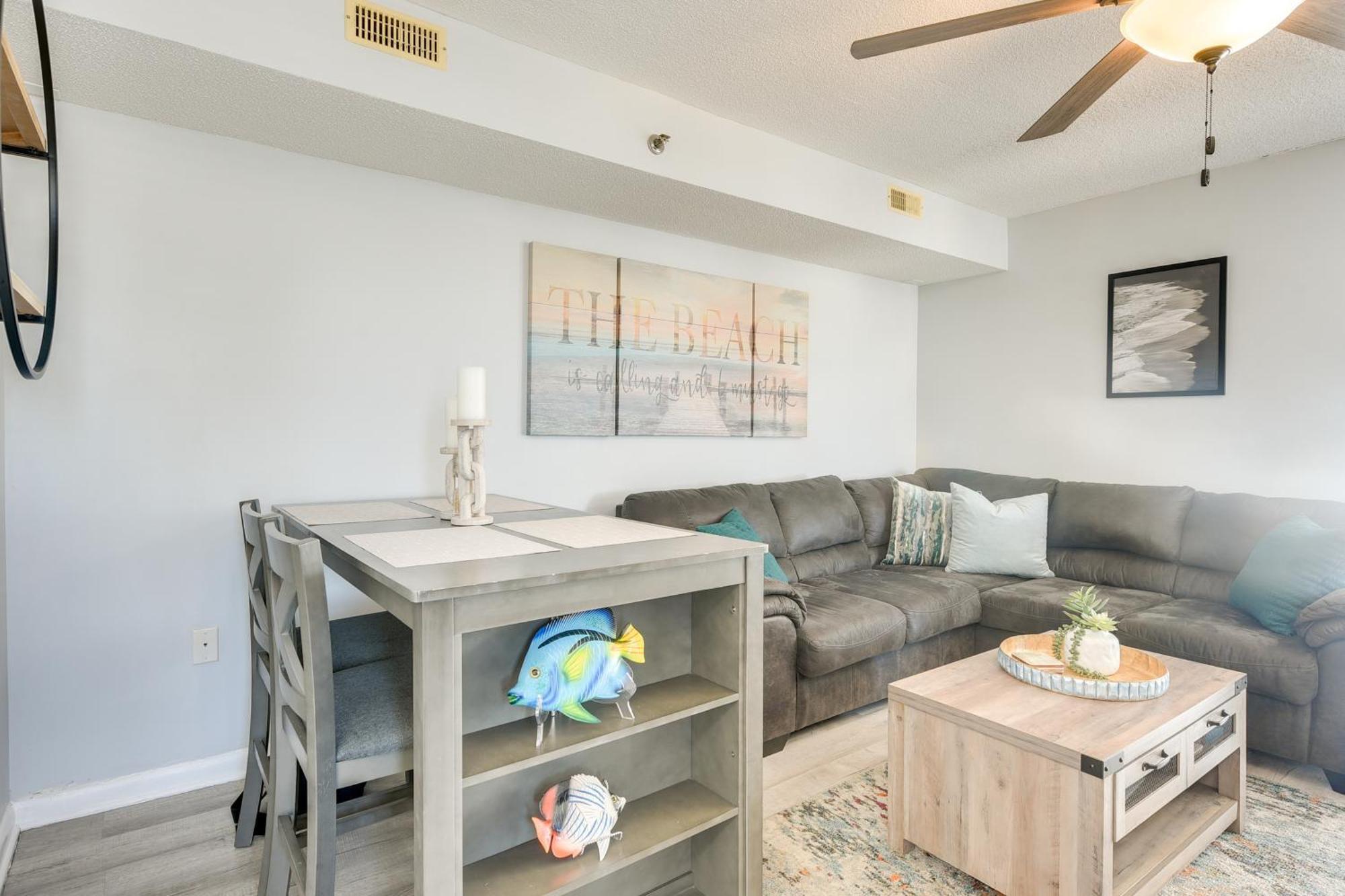 Oceanfront North Myrtle Beach Condo With Indoor Pool Exterior photo
