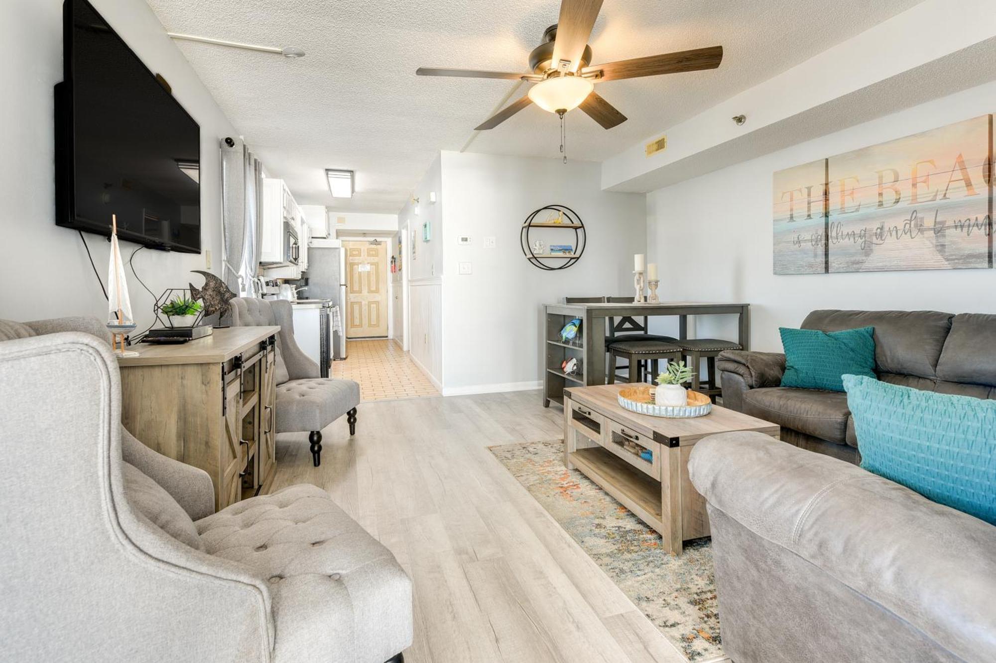 Oceanfront North Myrtle Beach Condo With Indoor Pool Exterior photo